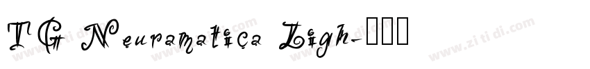 TG Neuramatica Ligh字体转换